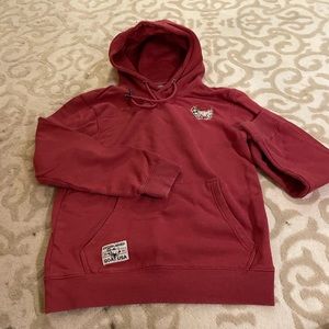 GOAT Women’s Maroon Hoodie Sweatshirt Size XS